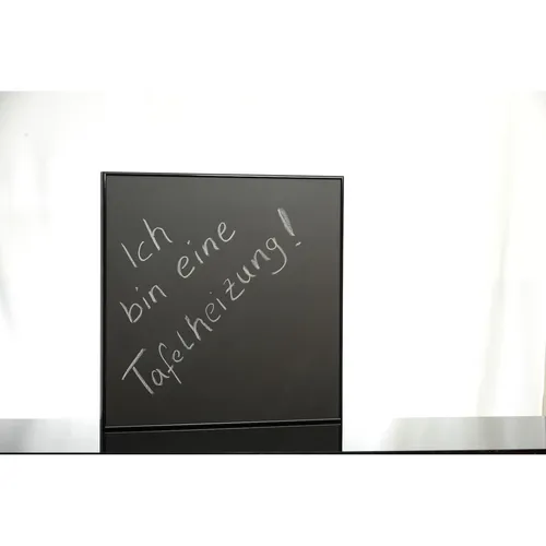 Elbo-Therm Infrarot Tafelheizung 400 Watt - Elegante Keramikheizung in Schwarz, ideal zur effizienten Beheizung von Räumen. Kompakt und leistungsstark für angenehme Wärme.