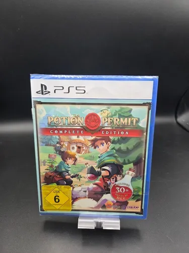 Potion Permit Complete Edition - PlayStation 5 - Konsolenspiel für PS5, erlebe die aufregende Welt der Alchemie und Heilkunst in dieser umfassenden Edition.