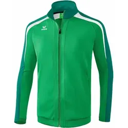 Erima Fußball Handball Liga 2.0 Trainingsjacke Kinder Sportjacke grün weiß Gr 128 - Grün - 128