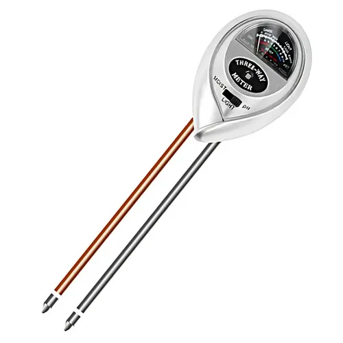 L43C Bodentester 3in1 Pflanzenblumen Boden Ph Meter/Feuchtigkeits/Lichtmesser