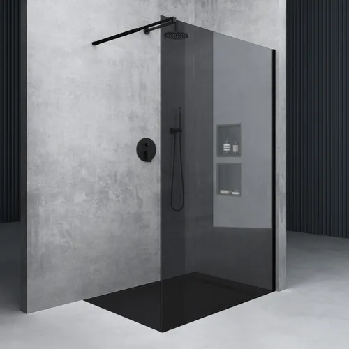 doporro Walk-in-Dusche Duschwand mit Nano Glas - Elegante Duschabtrennung aus 10mm ESG Sicherheitsglas, variabel einstellbar von 70-120cm, ideal für Ihr modernes Badezimmer und einfach zu montieren.