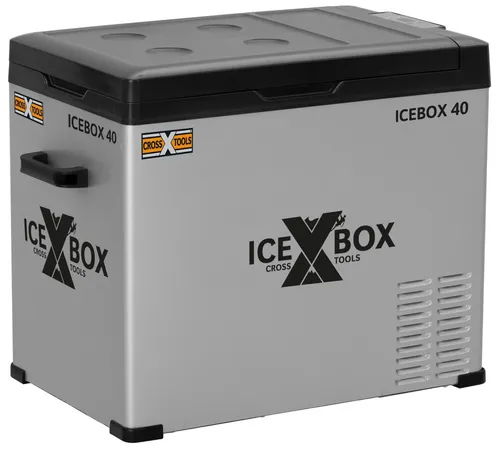 CROSS TOOLS ICEBOX 40 - Mobile Kompressor-Kühlbox - Kühlboxen & Kühltaschen mit enormer Kühlleistung und minimalem Stromverbrauch. Flexible Kühlmodi für maximalen Komfort und vielseitigen Einsatz.