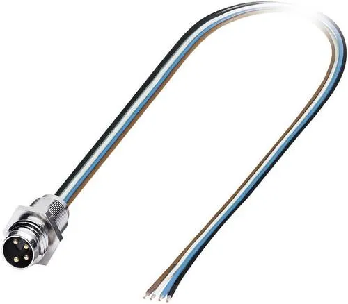 Phoenix Contact 1523492 Sensor-/Aktor-Einbausteckverbinder M12 Stecker, Einbau 0.50 m Polzahl Sensoren: 8 1 St.