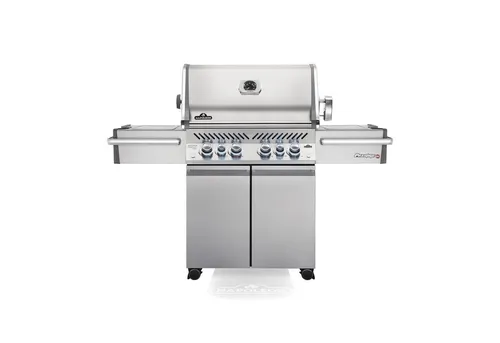 Napoleon Prestige PRO 500 Limited Edition Gasgrill Edelstahl - Premium Gasgrill mit 4 Hauptbrennern und Sizzle Zone für vielseitige Grillergebnisse. Inklusive Bluetooth-Gasflaschenfüllstandssensor – so behältst du den Gasverbrauch im Blick!