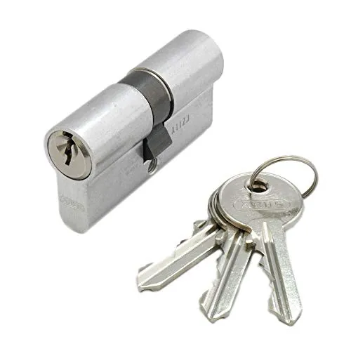 ABUS TITALIUM Doppelzylinder 35/55 inkl. 3 Schlüssel - einfacher Türzylinder - verschiedenschließend