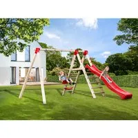 Weka Abenteuerhaus Spielhaus Lotti mit Treppe und Terrasse - Gartenhaus mit Spielhaus-Funktion, ideal für kreative Kinder und Gartenabenteuer.