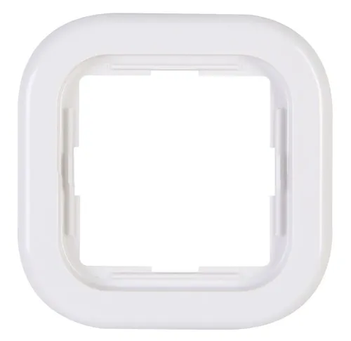 Kopp Abdeckrahmen 1-fach Donau | Lichtschalter Rahmen Weiß