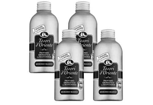 Tesori d´Oriente Wäscheparfüm Tesori d'Oriente Muschio Bianco Wäscheparfüm 250 ml (4-St)