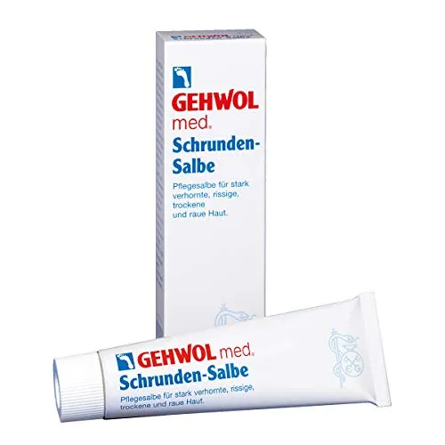 Gehwol med Schrunden-salbe - Arzneimittel zur Pflege von rissiger, trockener Haut. Mit entzündungshemmendem Bisabolol und hautpflegendem Panthenol für gesunde, elastische Haut.
