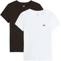Levi's® T-Shirt Mini-Logo (Packung, 2-tlg) mit kleiner Markenlogo-Stickerei auf der Brust M (38)