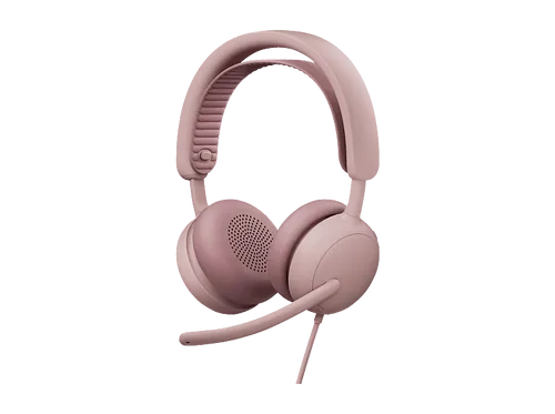 LOGITECH Zone Wired 2, On-ear Headset Rose in pink von Logitech