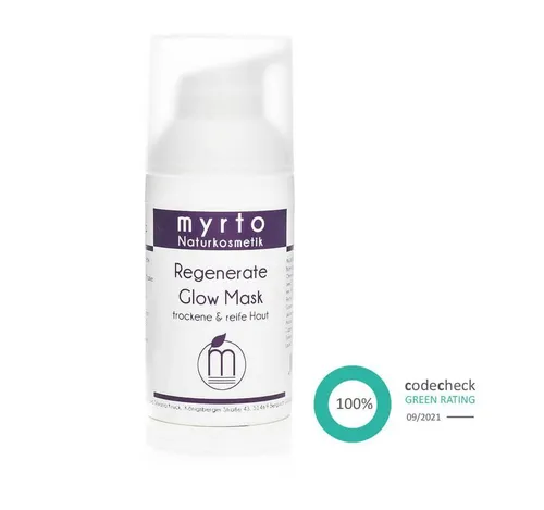 myrto Naturkosmetik Anti-Aging-Creme Regenerate Glow Mask – revitalisierende Anti-Aging Maske