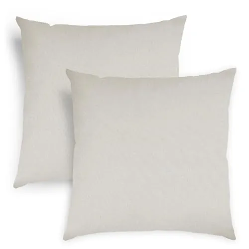 sleepling 2er Set Sofakissen beige 40x40 cm – Hochwertige Zierkissen für Sofa und Bett - Set mit 2 stilvollen Couchkissen in 40x40 cm, aus strapazierfähigem Polsterstoff. Ideal für jeden Wohnstil, formstabil und anpassungsfähig für optimalen Komfort.