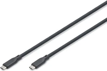 DIGITUS USB 3.2 Gen2 Anschlusskabel - 1m USB Typ-C zu USB Typ-C, 10 Gbit/s Übertragungsgeschwindigkeit und 100W Power Delivery, extrem langlebig und flexibel