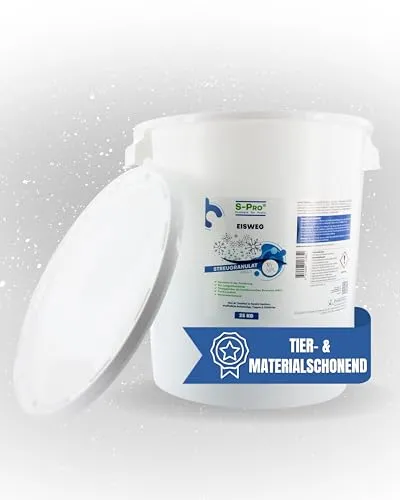 S-Pro EisWeg Winter Streugranulat 25 kg (entspricht 30 L Füllmenge) - Streusalz/Streusplitt alternative, umweltschonend und Tierverträgliches Streumittel