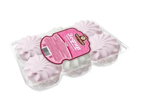 Zefir Weiß-Roßa 270g зефир бело-розовый Tverskoj Konditer