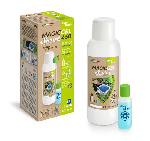 Raytech Verbindungsmuffe Magic Gel Sprint 450 ml - Kabelverbinder mit ultra-schneller Aushärtung, ideal für elektrische Verbindungen in Innen- und Außenbereichen, sogar unter Wasser einsetzbar und umweltfreundlich.