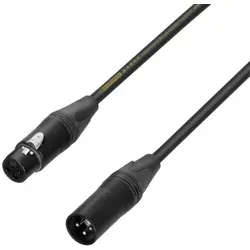 AH Cables K5MMF0500 XLR Verbindungskabel 5m - Professionelle Mikrofonqualität - HiFi-Kabel, 5 Meter langes Verbindungskabel mit handgelöteter Qualität für optimales Audio, ideal für Bühne und Studio.