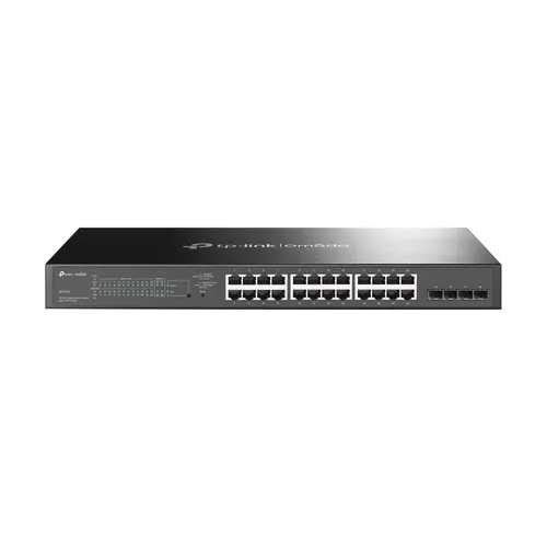 TP-Link TL-SG2428P - 24-Port Gigabit Managed PoE Switch, 250W Power Budget und Cloud-Management für sicheres Netzwerkmanagement
