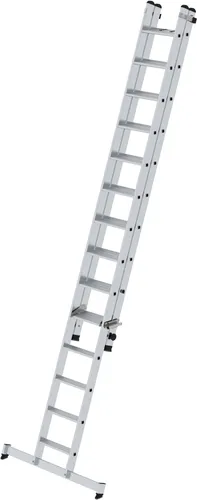 Stufen-Schiebeleiter 2-teilig mit nivello®-Traverse