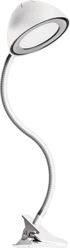 LED Tischleuchte Klemmleuchte Weiß 60 cm