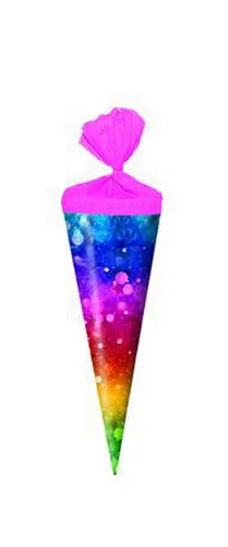 Verpackungsmittel GmbH Markneukirchen Schultüte Ganzjahres Schultüte / Geschenktüte / Länge: 22cm / rund / 