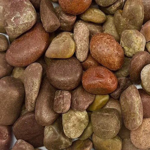 FLUSSKIESEL 20-60mm. 5kg. DUNKELROT Kieselsteine Dekosteine Natursteine