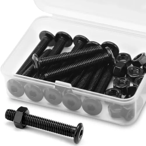 Schrauben & Muttern Schwarz von MINHER