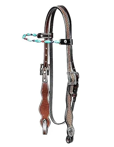 Western Imports Westerntrense Gemstone, Vollblut, türkis in braun von Western Imports