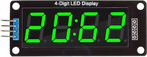 7-Segment Display Modul 4-stellig grün TM1637 0.56