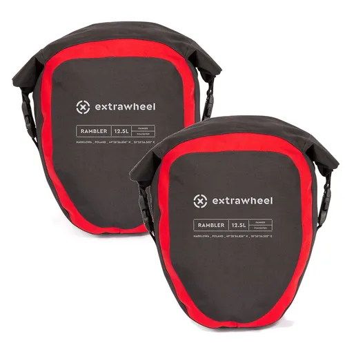 Fahrradtasche Extrawheel gesamt 25 Liter 2 Taschen Gepäckträgertasche Lowrider
