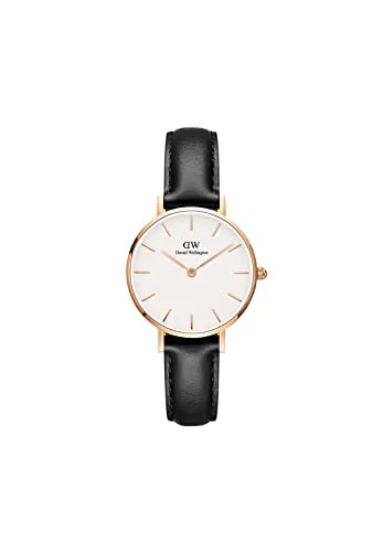 Daniel Wellington Petite Uhr 28mm - Elegante Damenuhr in Roségold - Armbanduhren für Damen, gefertigt aus doppelt beschichtetem Edelstahl (316L) in Roségold, mit präzisem Japanischen Quartz Movement und bis 3ATM wasserdicht – der perfekte Begleiter für jeden Anlass.