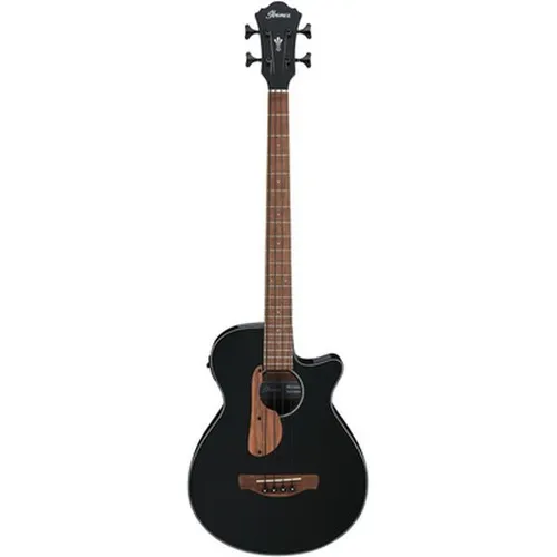 IBANEZ AEGB24E-Black High Gloss - Bassgitarre mit hochglänzendem Finish, ideal für stilvolle Auftritte und hervorragenden Klang.