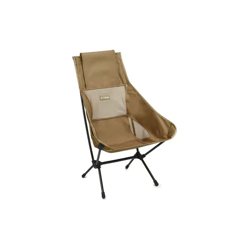 Helinox Chair Two - Ultraleichter Campingstuhl - Faltstuhl für Rucksacktouristen, nur 1,1 kg leicht, mit hoher Rückenlehne, verstellbarer Kopfstütze und praktischen Seitentaschen. Ideal für Camping und Outdoor-Aktivitäten.