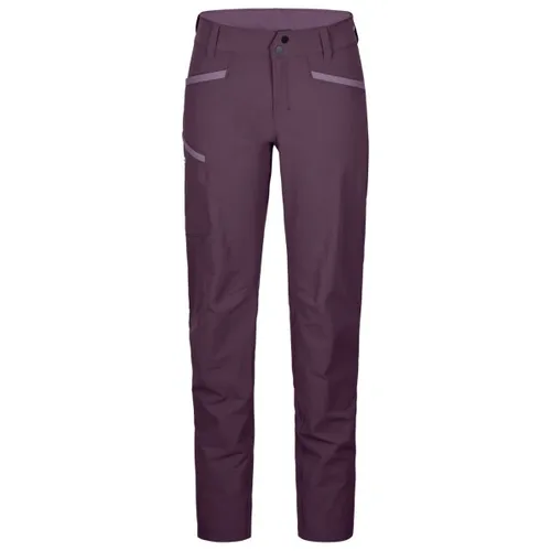 Ortovox Pelmo Pants Women Dark Wild Berry (S) - Wanderhose für Damen, leicht und strapazierfähig. Perfekt für alpine Abenteuer mit hoher Atmungsaktivität und optimaler Passform dank vorgeformtem Kniebereich.