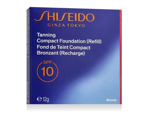 Shiseido Sun Make-Up Tanning Compact Foundation SPF 10 Refill 12 g - Make-up mit SPF 10, sorgt für einen natürlichen, sonnengeküssten Teint und schützt die Haut vor UV-Strahlen.