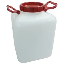 Dönges Weithalskanister vierkant 20L - Erste Hilfe: Robuster Weithalskanister aus lebensmittelechtem Polyethylen mit 20L Volumen, ideal für sichere Lagerung und leichte Handhabung.