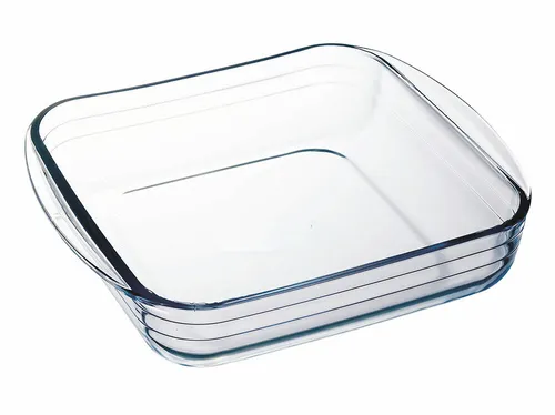 Auflaufform Glasbräter Ofenform Tiramisu Lasagne Form Kuchenform 21 x 21 cm