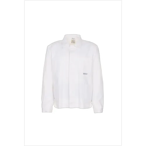 Arbeitsjacke 0105 reinweiß, Größe 48 - Hochwertige Berufsjacke 0105 in reinweiß, Größe 48, ideal für professionelle Einsätze und sorgt für einen gepflegten Auftritt.