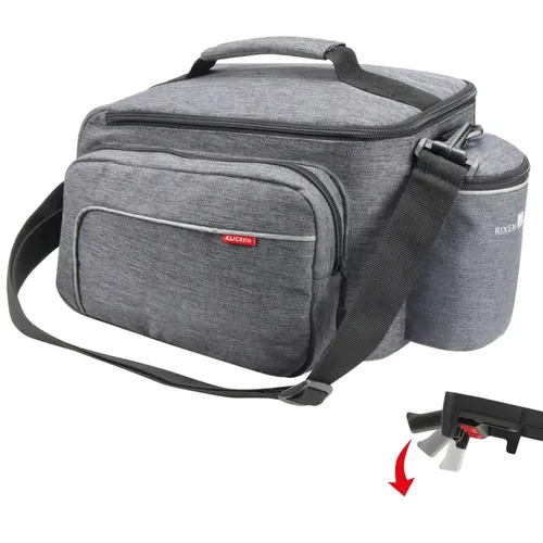 Klickfix E-Bike Gepäckträgertasche Rackpack Sport mit Uniklip 0268USGR - Fahrradtaschen, 12 Liter Volumen, ideal für Radsportler und sicheres Verstauen von Ausrüstung.