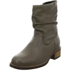 Palpa Pafe1800 Grau - gefütterte Stiefelette - Wanderschuhe für Damen, aus hochwertigem Leder mit 25 mm Absatzhöhe, ideal für stilvolle Wanderungen und den Alltag.