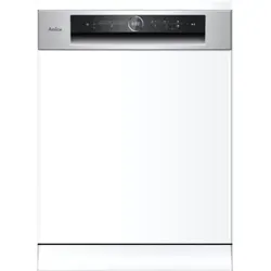 Amica EGSP 576 910 E, Halb integriert, Standardgröße (60 cm), Weiß, Edelstahl, Tasten, LED - Silber