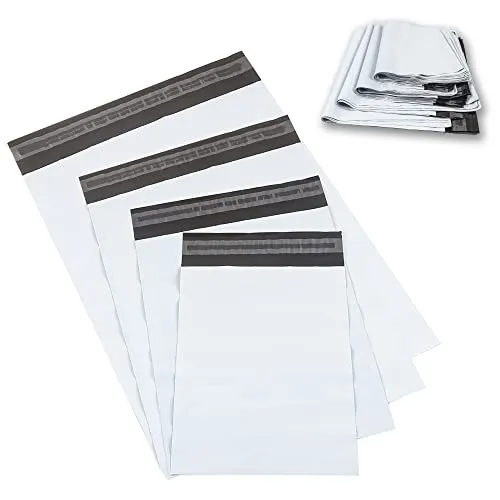 Rshuhx Versandbeutel für Kleidung Groß Versandtaschen Plastik Neues Material Versandtüten Wasserdicht,Selbstklebend und Blickdicht Größe 12''X16''/ 16''X22''/ 20''X24''/ 20''X28'' 30Stück