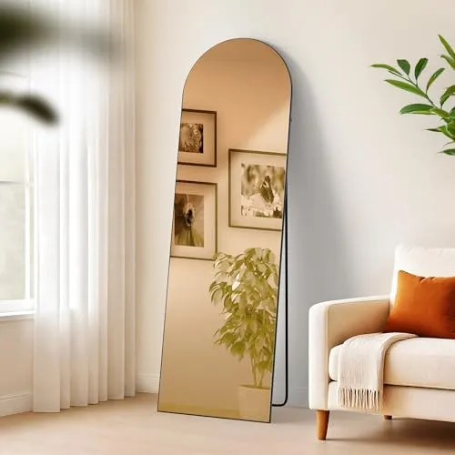 CLP Standspiegel Moline - Vielseitiger Spiegel für jeden Raum - Spiegel und Wandspiegel in einem, mit elegantem schwarzen Metallrahmen. Ideal für Flur oder Schlafzimmer, sorgt für eine stilvolle Raumerweiterung.