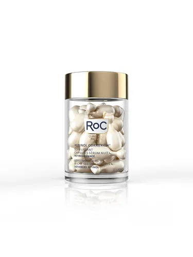 RoC Retinol Correxion Line Smoothing Night Serum 30 Capsules - Nachtpflege mit 30 Kapseln, reduziert Falten und sorgt für eine glattere Hautoberfläche über Nacht.