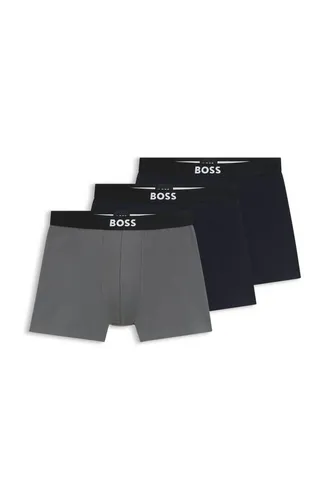 BOSS BoxerBr 3P ONE 10272529 0 – Komfortable Unterwäsche - Hochwertige Unterwäsche aus 95% Baumwolle und 5% Elasthan für optimalen Tragekomfort und perfekte Passform im Alltag.