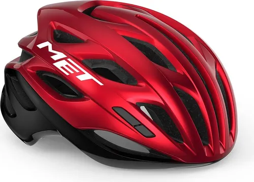 MET Estro Mips Helm Rot L - Fahrradhelm mit MIPS-Schutzsystem für maximale Sicherheit und Komfort. Ideal für Straßen- und Offroad-Fahrten, bietet er 26 Belüftungsöffnungen und ein modernes Design.