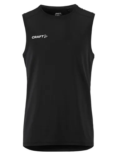 Craft Ability SL Tee M - Leistungsstarkes ärmelloses Trainingsshirt aus recyceltem Material. Bietet optimale Bewegungsfreiheit und Atmungsaktivität für intensive Workouts. Ideal für Sportler, die Wert auf Komfort legen.