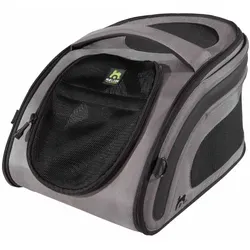MAELSON Hunde-Transportbox Snuggle Kennel 52 - Faltbar und praktisch - Hundeboxen: Faltbare Transportbox in elegantem Anthrazit, ideal für Reisen und sicheren Transport Ihres Hundes.