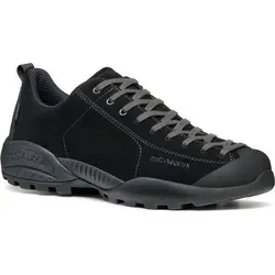 Scarpa Mojito GTX black 44,5 - Vielseitige Wanderschuhe - Wanderschuhe mit wasserdichter Gore-Tex-Membran, Vibram-Sohle für besten Grip und individuelle Passform dank verlängertem Schnürsystem. Ideal für Alltag und Outdoor-Aktivitäten.
